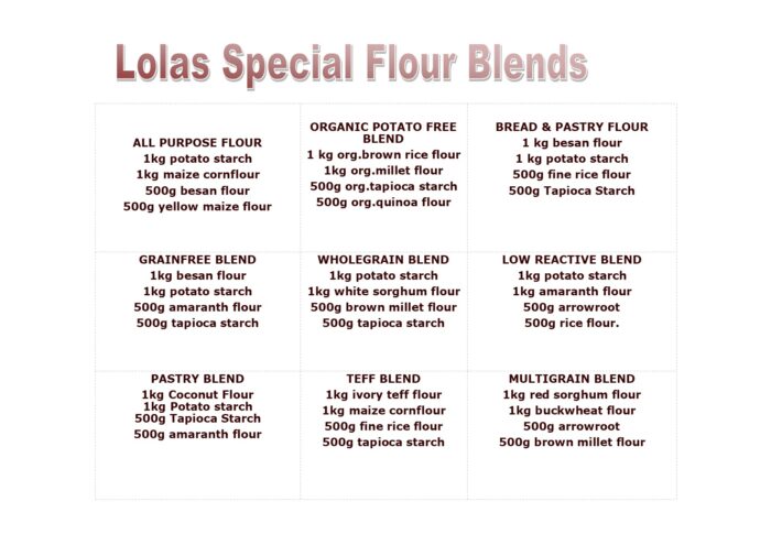 Lolas Special Flour Blend Recipes